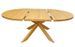 Table extensible ronde en bois de chêne miel Boris 140/190 cm - Photo n°2