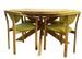 Table extensible ronde en bois de chêne miel Boris 140/190 cm - Photo n°3