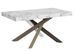 Table extensible sur mesure 8 à 14 personnes et pieds entrelacés L 180 à 284 cm Artemis - Photo n°11