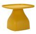 Table Gea jaune d'appoint design moderne intérieur extérieur - Photo n°1