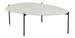 Table gigogne ovale métal blanc Lipa L 124 cm - Photo n°1