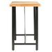 Table haute de bar acacia massif clair et pieds métal noir Reema 180 cm - Photo n°3