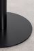 Table haute de bar ronde marbre noir et pieds rond acier noir Kooky 60 cm - Photo n°2