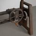 Table industrielle acier marron vieilli hauteur réglable Zingo 224 cm - Photo n°6