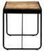 Table manguier massif clair et pieds métal noir Surry 140 cm - Photo n°4