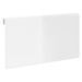 Table murale pliable Blanc brillant 100x60x56cm Bois ingénierie - Photo n°5