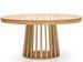 Table ovale extensible bois chêne clair Ritchi 150/300 cm - Photo n°1