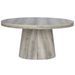 Table ovale extensible bois chêne foncé Aleez 150/350 cm - Photo n°1