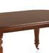Table ovale extensible à roulettes en bois d'acajou marron Castle 160/200/240 cm - Photo n°5