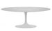 Table ovale TULIPE avec plateau stratifié – Collection haut de gamme fabriquée en Italie - Photo n°1