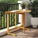 Table pliable de balcon 90x60x72 cm bois d'acacia solide - Photo n°1