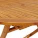 Table pliable de jardin 110 cm Bois d'acacia massif - Photo n°7