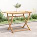 Table pliable de jardin 120x70x75 cm bois d'acacia solide - Photo n°2