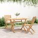 Table pliable de jardin 120x70x75 cm bois d'acacia solide - Photo n°3