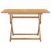 Table pliable de jardin 120x70x75 cm bois d'acacia solide - Photo n°4