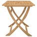 Table pliable de jardin 120x70x75 cm bois d'acacia solide - Photo n°5