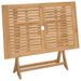 Table pliable de jardin 120x70x75 cm bois d'acacia solide - Photo n°7