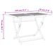 Table pliable de jardin 120x70x75 cm bois d'acacia solide - Photo n°9