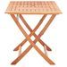 Table pliable de jardin 120x70x75 cm Bois d'eucalyptus solide - Photo n°3