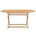 Table pliable de jardin 160x85x75 cm bois d'acacia solide - Photo n°4