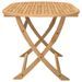 Table pliable de jardin 160x85x75 cm bois d'acacia solide - Photo n°5