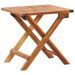 Table pliable de jardin 40x40x40 cm Bois d'acacia massif - Photo n°1