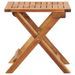 Table pliable de jardin 40x40x40 cm Bois d'acacia massif - Photo n°3