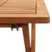 Table pliable de jardin 40x40x40 cm Bois d'acacia massif - Photo n°4