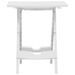 Table pliable de jardin 45,5x38,5x50 cm Blanc - Photo n°3