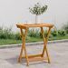 Table pliable de jardin 50x36x60 cm bois d'acacia solide - Photo n°1