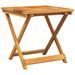 Table pliable de jardin 50x50x50 cm bois d'acacia solide - Photo n°6