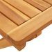 Table pliable de jardin 50x50x50 cm bois d'acacia solide - Photo n°9