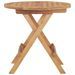 Table pliable de jardin 50x50x50 cm Bois de teck solide 2 - Photo n°3