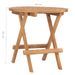 Table pliable de jardin 50x50x50 cm Bois de teck solide 2 - Photo n°7