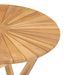 Table pliable de jardin Ø 60 cm Bois de teck solide - Photo n°6