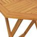 Table pliable de jardin Ø70x75 cm bois d'acacia massif - Photo n°10