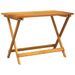 Table pliable de jardin 90x52,5x65 cm bois d'acacia solide - Photo n°2