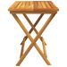 Table pliable de jardin 90x52,5x65 cm bois d'acacia solide - Photo n°5