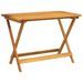 Table pliable de jardin 90x52,5x65 cm bois d'acacia solide - Photo n°6