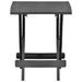 Table pliable de jardin Anthracite 45x43x50 cm Plastique - Photo n°2