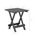 Table pliable de jardin Anthracite 45x43x50 cm Plastique - Photo n°7