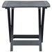 Table pliable de jardin Anthracite 79x72x70 cm Plastique - Photo n°3