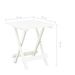 Table pliable de jardin Blanc 45x43x50 cm Plastique - Photo n°7