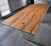 Table rectangle en bois et pieds verre trempé Finne L 180 cm - Photo n°3