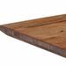 Table rectangle en bois et pieds verre trempé Finne L 180 cm - Photo n°4