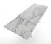 Table rectangle extensible acier et verre Jonia L 160/240 cm - Photo n°3