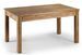 Table rectangulaire avec tiroirs en bois massif naturel MAZARI 150 cm - Photo n°1
