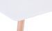 Table rectangulaire bois blanc et pieds chêne clair Binnou 120 cm - Photo n°3