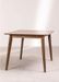 Table rectangulaire bois d'hévéa marron Kise 150 cm - Photo n°3