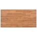 Table rectangulaire bois de chêne naturel et gris Cusina 120 cm - Photo n°4